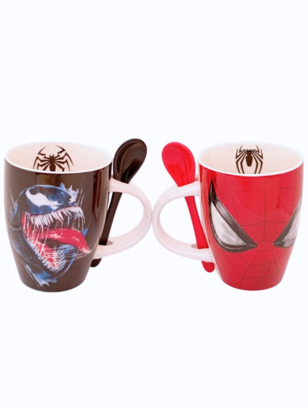 Taza Duo Spider- Man / Venom con cuchara