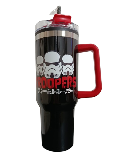 Termo con popote de Star Wars