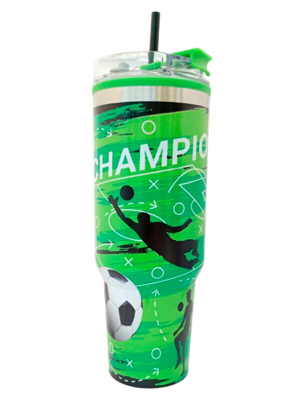 Termo Champions con popote