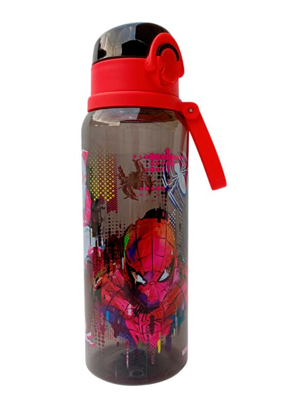 Botella de plástico de Spiderman