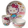 Vajilla Hello Kitty cerámica