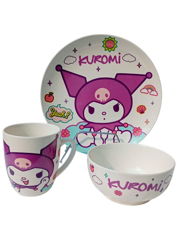 Vajilla Hello Kitty cerámica