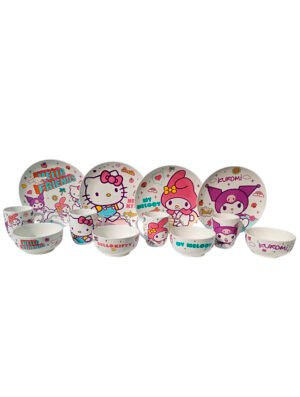 Vajilla Hello Kitty cerámica