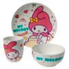 Vajilla Hello Kitty cerámica