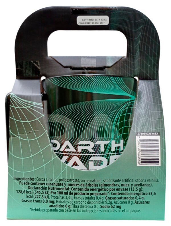 Tarro Darth Vader con chocolate